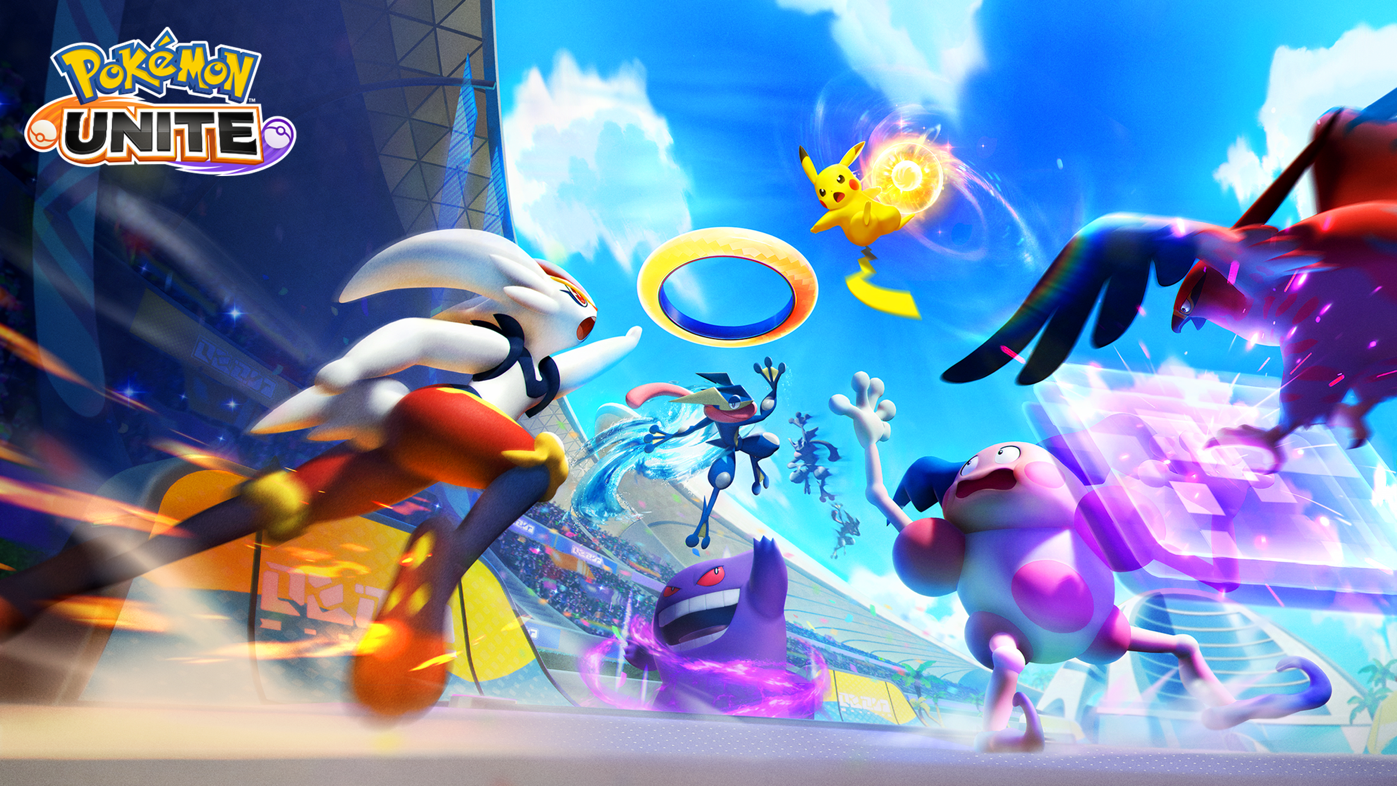 ポケモンユナイト 5vs5でエオスエナジーを奪い合うチーム対戦ゲーム