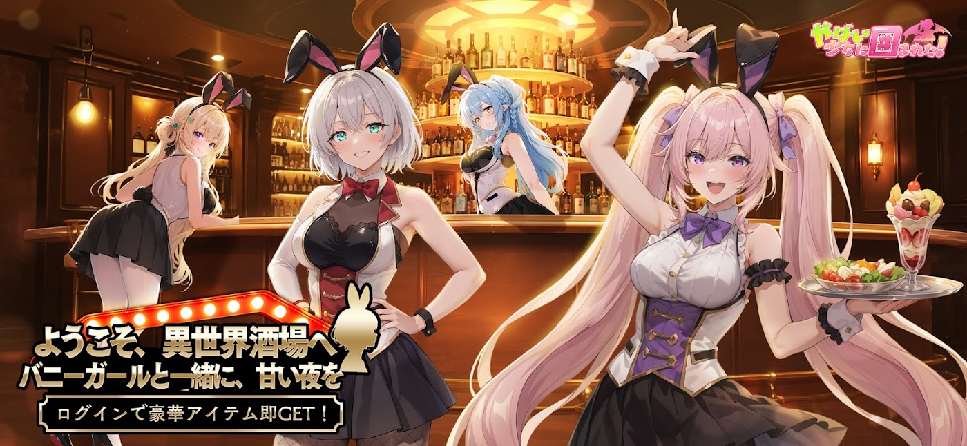 やばい！少女に囲まれた！のスクリーンショット