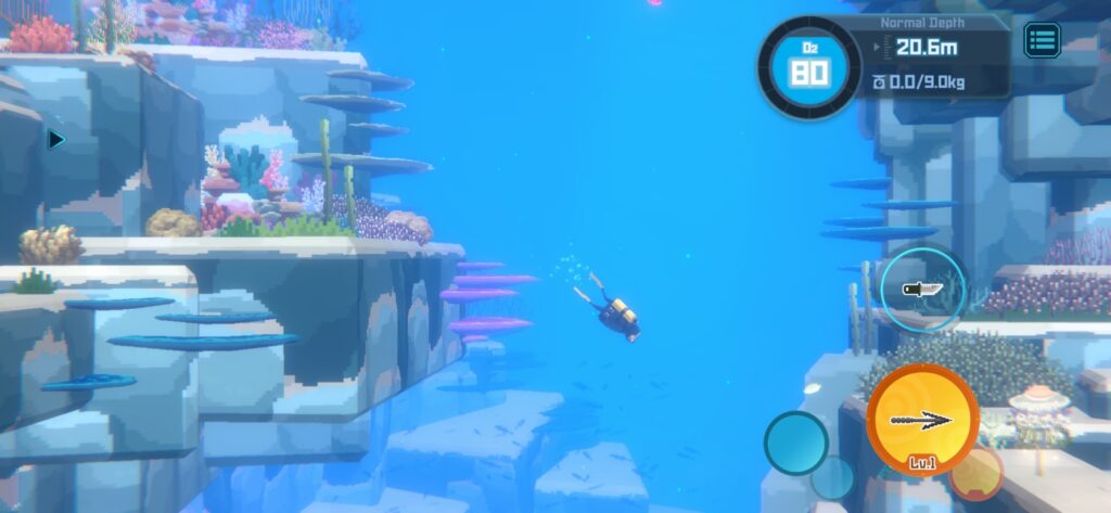 デイヴ・ザ・ダイバー ゲーム画面